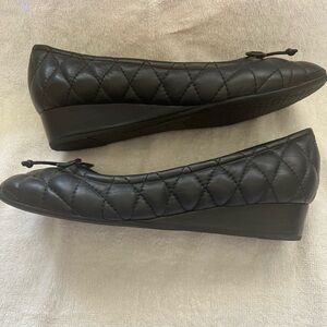 AEROSOLES Callie Ballerina wedge shoes size 8m